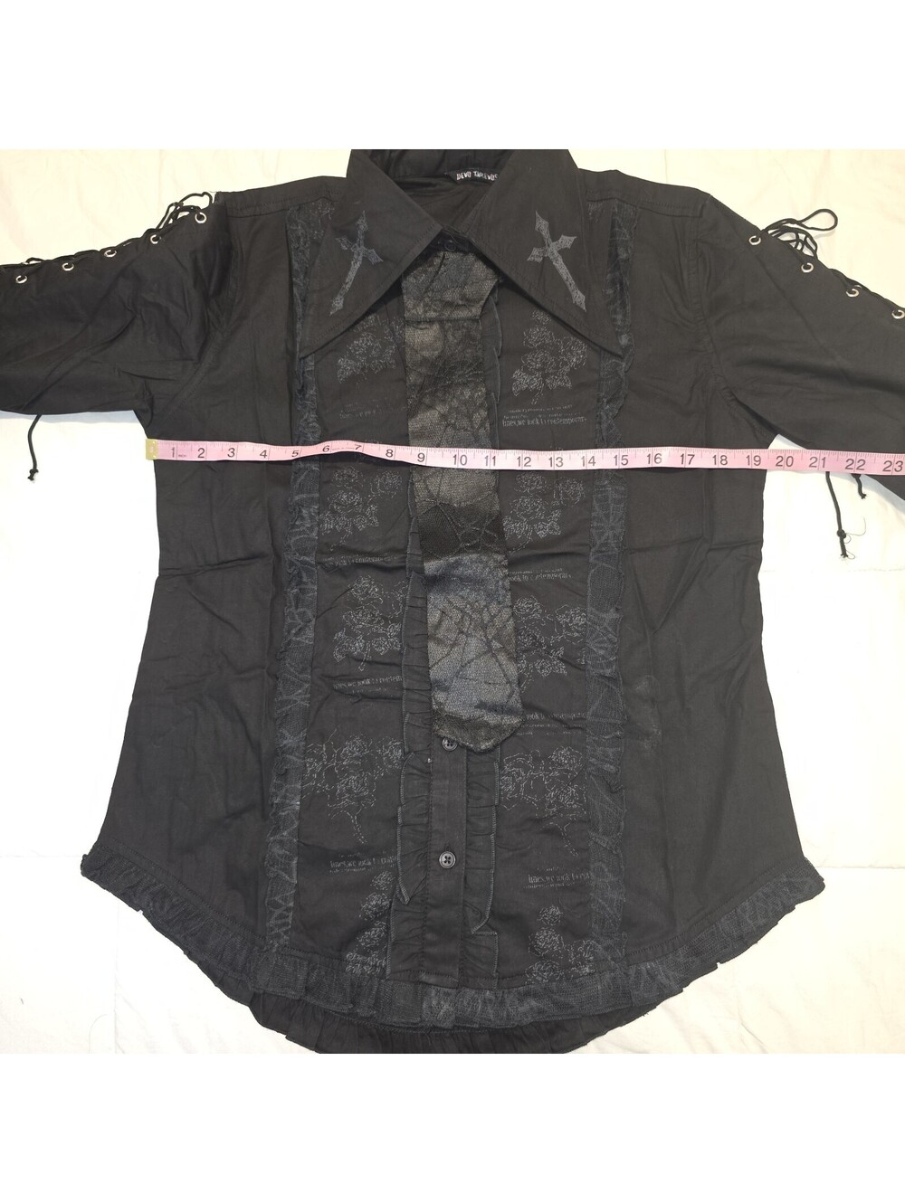 Dead Threads Gothic Medieval Visual Kei Long Sleeve Blouse - Picture 13 of 15
